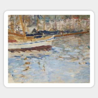 Port of Nice by Berthe Morisot Sticker